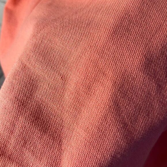 Brooks Brothers Golden Fleece Solid Orange Polo XL Short Sleeve Made in the USA - Picture 4 of 8